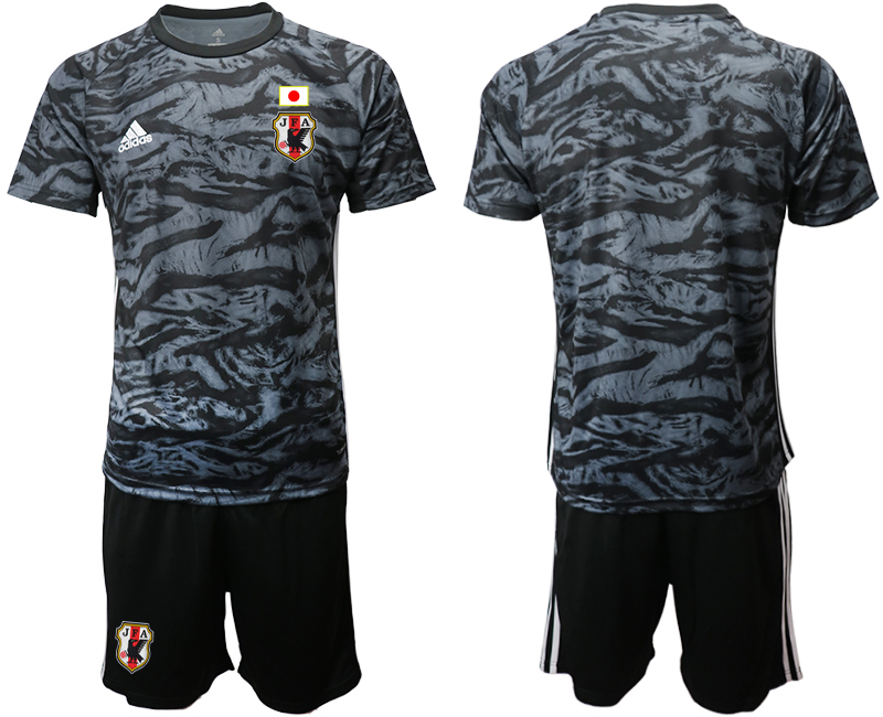 Men 2020-2021 Season National team Japan goalkeeper black Soccer Jersey->japan jersey->Soccer Country Jersey